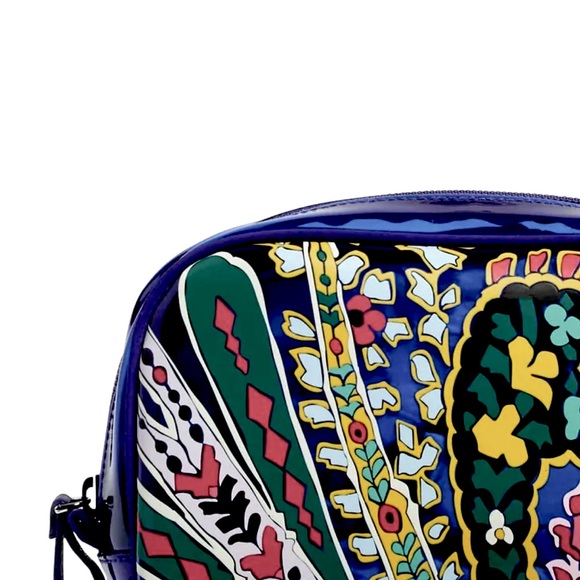 NWOT Vera Bradley Plastic-Lined Medium Cosmetics Makeup Bag Romantic Paisley - Picture 2 of 7